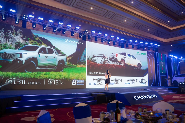 អគ្គនាយិកា HARVEST CENTER CAMBODIA បង្ហាញវត្តមានដ៏លេចធ្លោ ក្នុងកម្មវិធីសម្ពោធរថយន្ត CHANGAN របស់ក្រុមហ៊ុន RMA CAMBODIA
